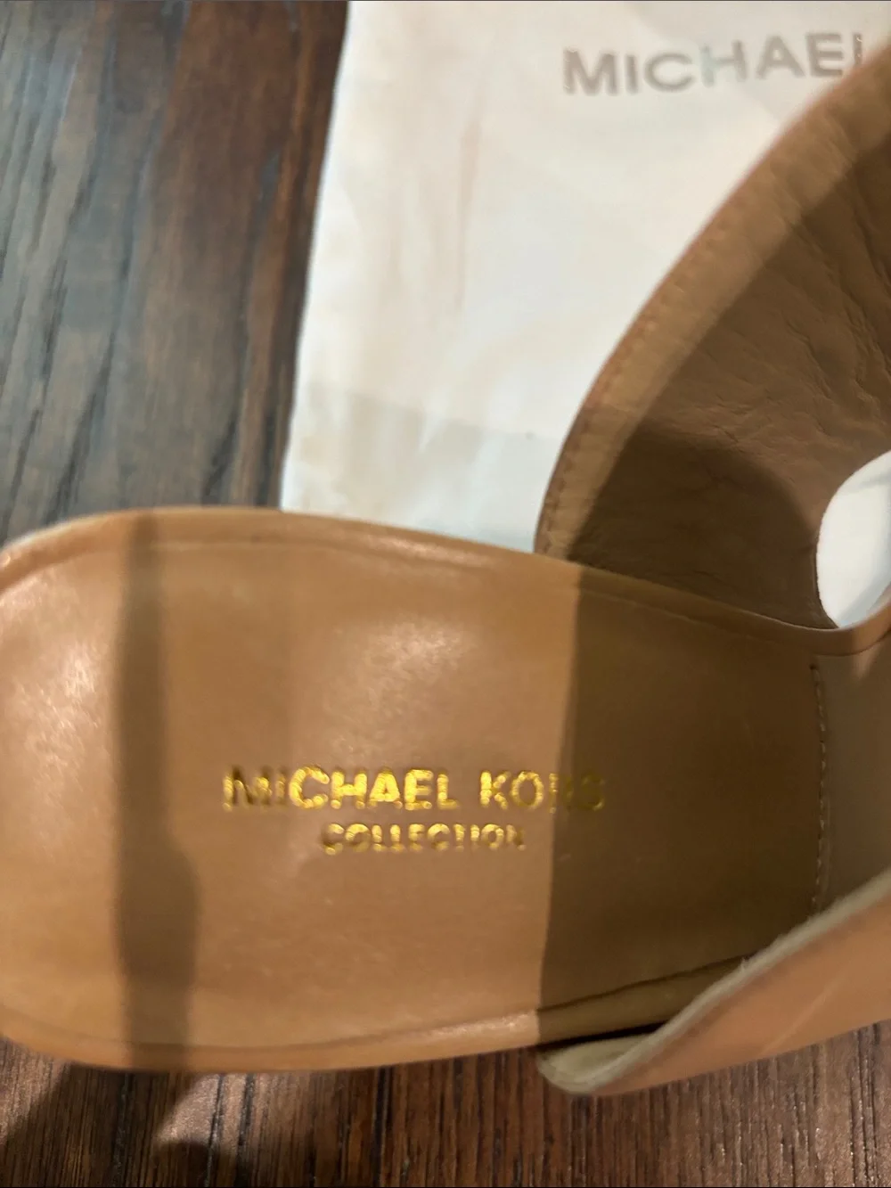 Michael Kors Collection Burnett leather mules size 40/9